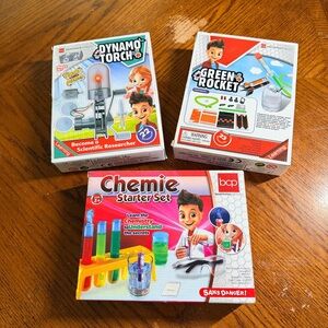 3 Kids STEM Projects - Fun Colorful Science Kits for Kids - New
